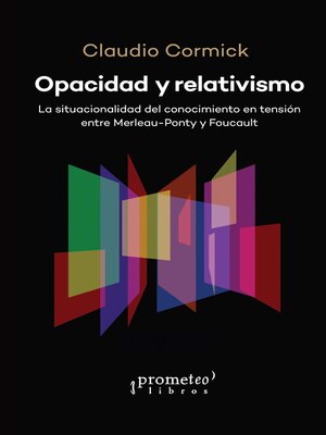 cover image of Opacidad y relativismo
